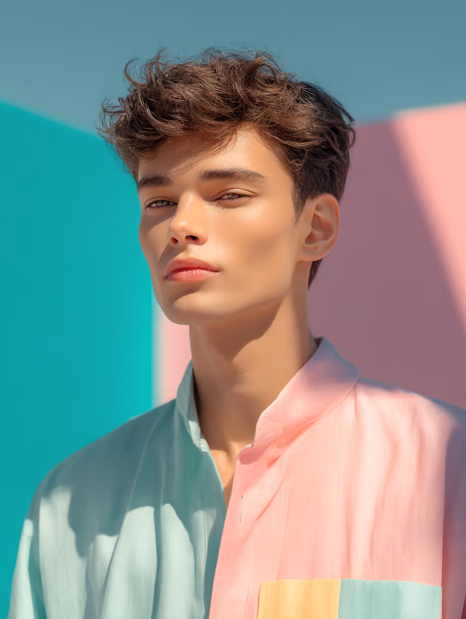 Modern man portrait 